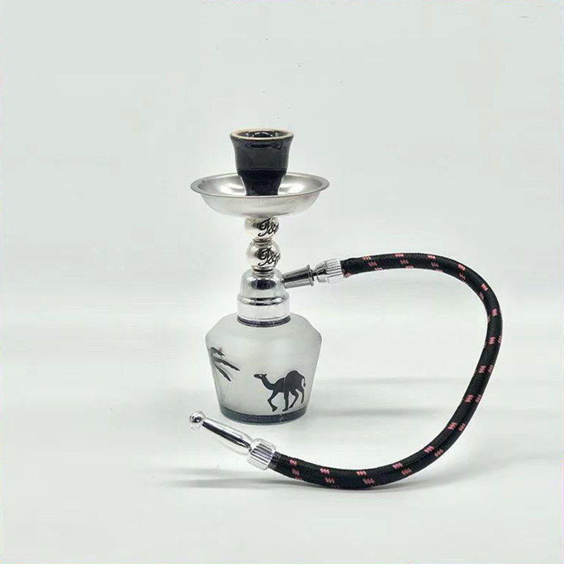 Portable Mini Hookah Single Tube Glass Set